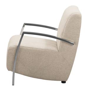 Fauteuil Richlands I geweven stof - Geweven stof Delea: Beige