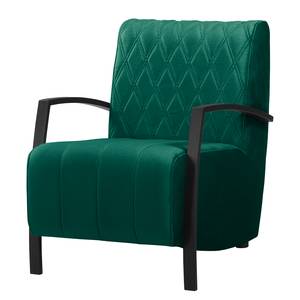 Fauteuil Richlands I Velour - Velours Onoli: Vert vieilli