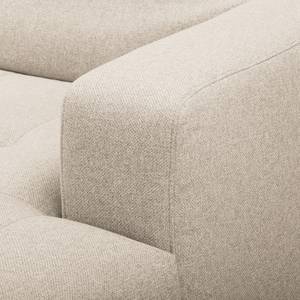 Ecksofa Graide II Strukturstoff - Warmes Beige - Longchair davorstehend rechts - Keine Funktion