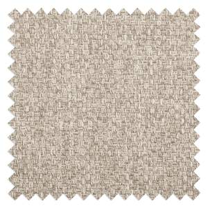 Divano angolare Graide II Tessuto strutturato - Beige caldo - Longchair preimpostata a destra - Nessuna funzione