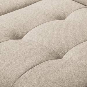 Ecksofa Graide II Strukturstoff - Warmes Beige - Longchair davorstehend links - Keine Funktion