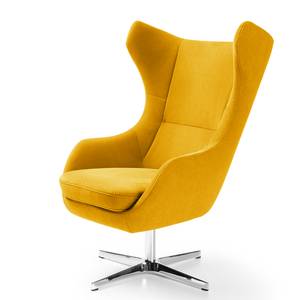 Fauteuil Crawley microvezel - Mosterdgeel