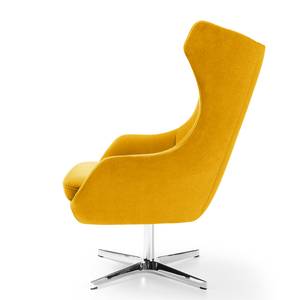 Fauteuil Crawley microvezel - Mosterdgeel