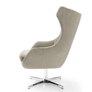 Fauteuil Crawley microvezel - Lichtgrijs