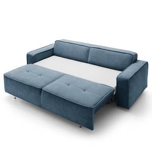 Canapé convertible Esperanca Microfibre - Bleu jean