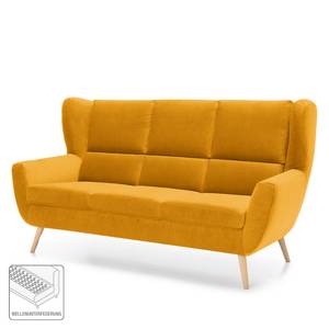 Sofa Glenhaven (3-Sitzer) Samt - Senfgelb