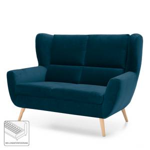 Sofa Glenhaven (2-Sitzer) Samt - Marineblau