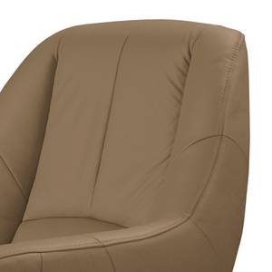 Fauteuil Spay echt leer - Modder