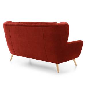 Sofa Glenhaven (3-Sitzer) Samt - Rot