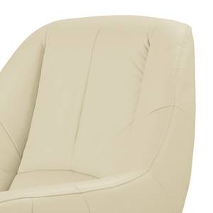 Fauteuil Spay Cuir véritable - Blanc