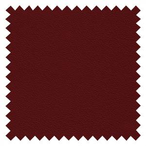 Fauteuil Spay Cuir véritable - Rouge Bordeaux