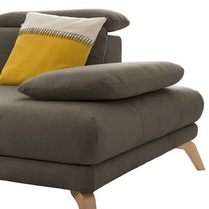 Canapé Boddington (2 places) Microfibre - Gris foncé