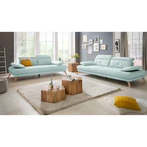 Sofa Boddington (3-Sitzer) Microfaser - Stahlblau