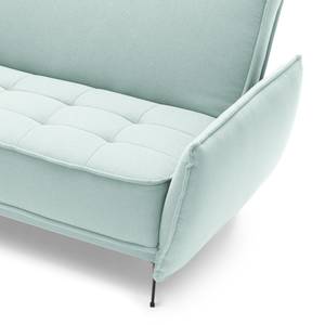 Canapé convertible Lonau Microfibre - Bleu acier