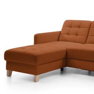 Ecksofa Princesa Echtleder - Cognac - Keine Funktion