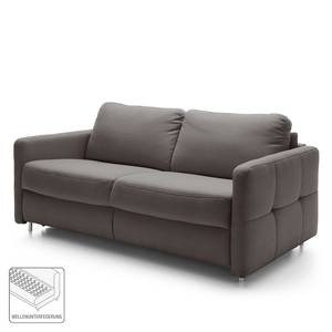 Schlafsofa Montenegro Strukturstoff - Lavagrau - Breite: 157 cm