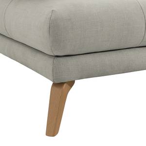 Ecksofa Boddington Microfaser - Grau - Longchair davorstehend rechts