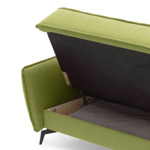 Bankstellen Lonau (3-zits, fauteuil) microvezel - Fijn golvend avocado