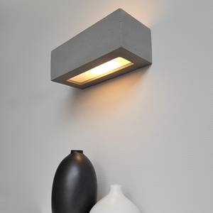 LED-Wandleuchte Block II Keramik - 1-flammig - Grau