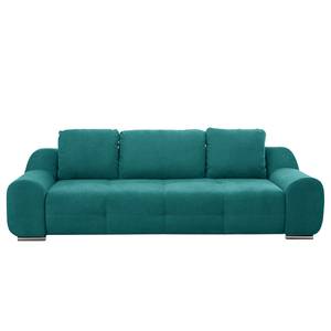 Big Sofa Macacona Microfaser - Petrol - Schlaffunktion für dauerhafte Nutzung