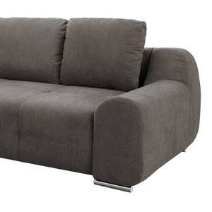 Big Sofa Macacona Microfaser - Dunkelgrau - Keine Funktion