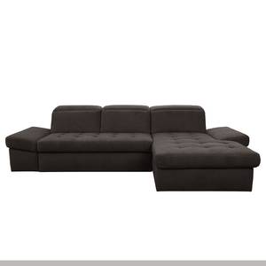 Ecksofa Colinas I Strukturstoff - Taupe - Longchair davorstehend rechts - Keine Funktion