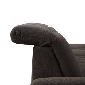 Ecksofa Colinas I Strukturstoff - Taupe - Longchair davorstehend rechts - Keine Funktion