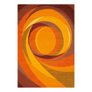 Kurzflorteppich Spirit Whirl Kunstfaser - Bernstein - 90 x 160 cm