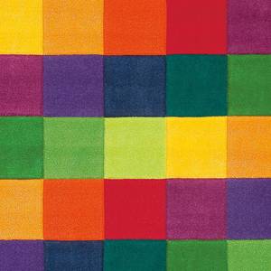 Kurzflorteppich N Joy Kunstfaser - Mehrfarbig - 90 x 150 cm