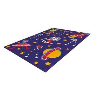 Kindervloerkleed Glowy Space kunstvezels - paars/meerdere kleuren