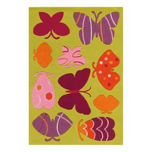 Tapis enfant Glowy Butterfly Fibres synthétiques - Multicolore