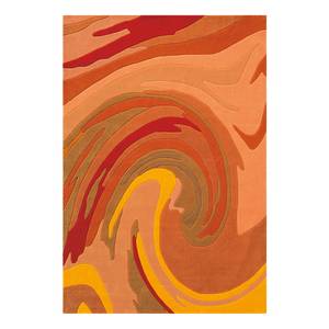 Laagpolig vloerkleed Joy Chorsu kunstvezels - Oranje - 90 x 160 cm