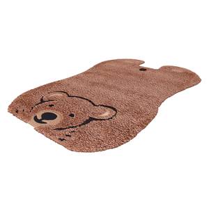 Kinderteppich Joy Grizzly Kunstfaser - Braun