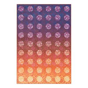 Tapis Flash Fibres synthétiques - Orange / Violet - 120 x 170 cm