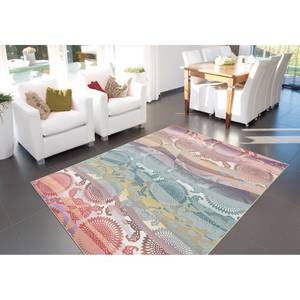 Kurzflorteppich Flash Pastell Kunstfaser - Mehrfarbig - 80 x 150 cm