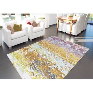 Kurzflorteppich Flash Urda Kunstfaser - Goldgelb - 80 x 150 cm