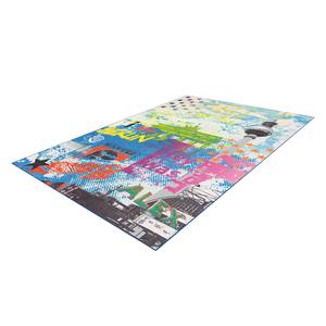 Tapis Flash Berlin Fibres synthétiques - Multicolore - 40 x 60 cm