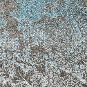 Laagpolig vloerkleed Move Graceful kunstvezels - grijs/blauw - 60 x 110 cm