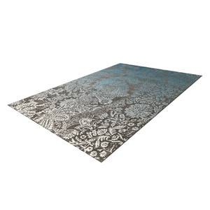 Laagpolig vloerkleed Move Graceful kunstvezels - grijs/blauw - 133 x 190 cm