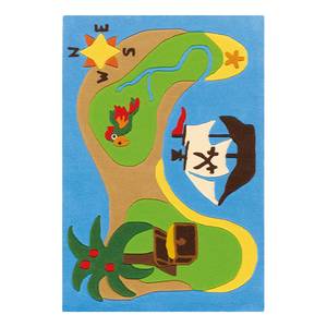Kinderteppich Joy Island Kunstfaser - Mehrfarbig