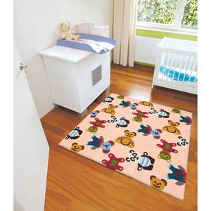 Tapis enfant Joy Panda Fibres synthétiques - Multicolore