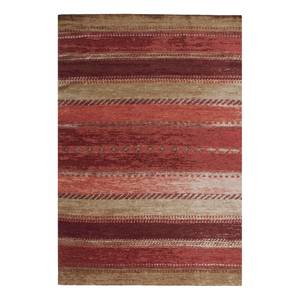 Laagpolig vloerkleed Blaze Nature textielmix - rood/beige - 115 x 170 cm