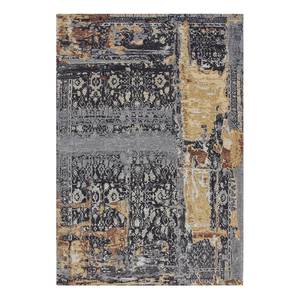 Kurzflorteppich Blaze Vintage Mischgewebe - Grau / Beige - 155 x 230 cm
