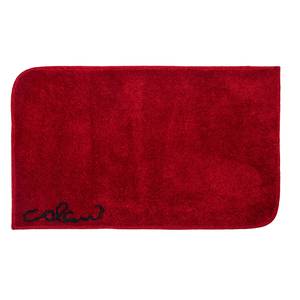 Tapis de bain Colani 40 Fibres synthétiques - Rouge - 80 x 140 cm