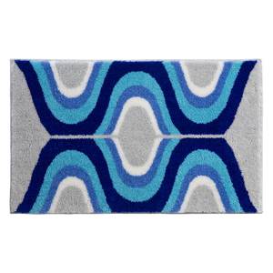 Tapis de bain Concept 18 Fibres synthétiques - Bleu - 60 x 100 cm