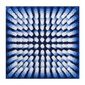 Tapis de bain Concept 07 Fibres synthétiques - Bleu - 90 x 90 cm
