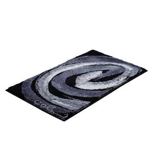 Tapis de bain Colani 42 Fibres synthétiques - Blanc / Gris - 70 x 120 cm