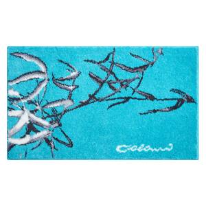Badmat Colani 23 kunstvezels - Aquablauw - 70 x 120 cm