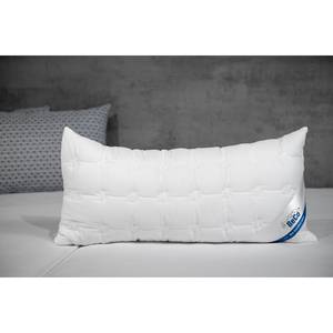 Kissen Cotton Soft Webstoff - Weiß - 40 x 80 cm