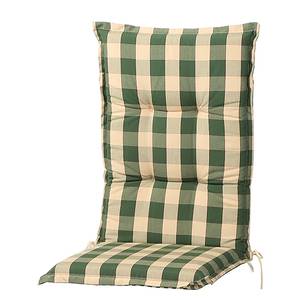 Coussin de chaise dossier haut Kent tissu - Vert